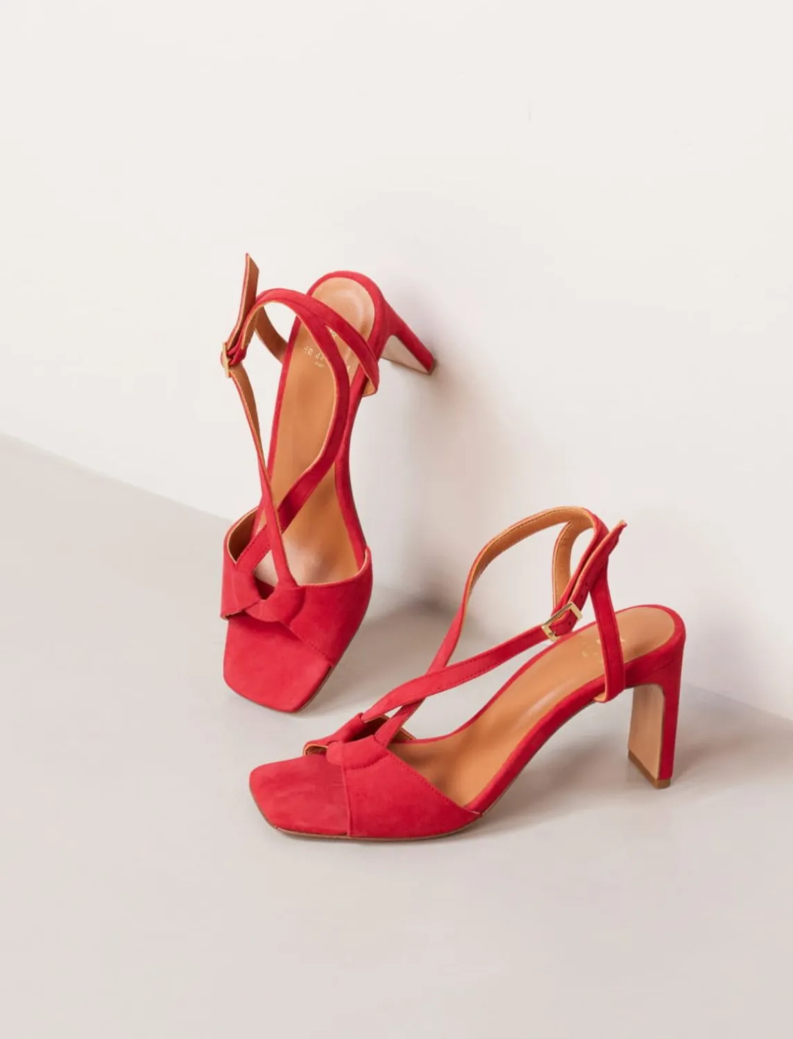 Pied de Biche Sandales>Alba Framboise
