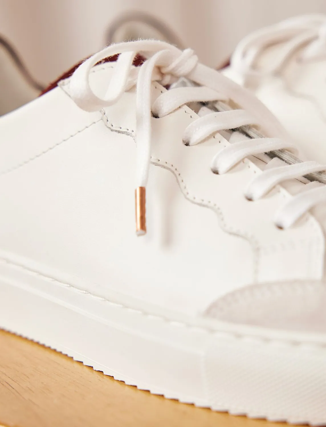 Pied de Biche Sneakers>Alena Blanc & Muscat