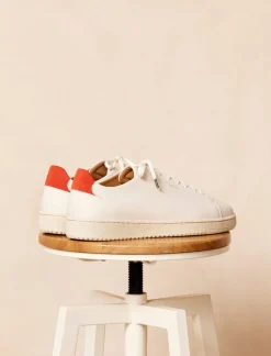 Pied de Biche Sneakers>Arthur Creme & Tangerine
