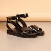 Pied de Biche Sandales>Auriane Noir Croco