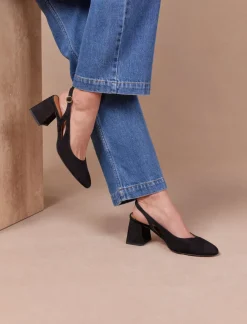 Pied de Biche Sandales>Charlotte Noir Velours